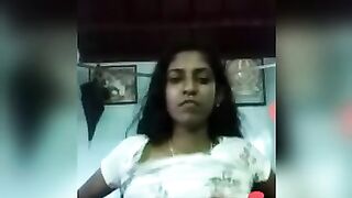 Mallu Teen Indian Showing Her Boobs To Bf On Video Call | Striptease – W05