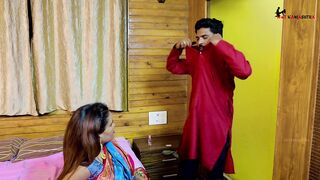 Indian boy inserted his dick deep inside his girlfriend’s throat.