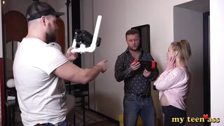 DOUBLE PENETRATION – CUTE FUCKED IN THE ASS WITH A BIG DICK