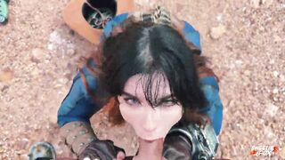 New Fallout Cosplay Porn Sweetie Fox – Sucked And Fucked For A Sip Of Water With A Stranger
