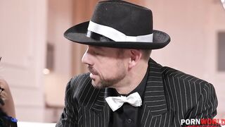 Naughty Flapper Rebecca Volpetti Gets DP’d By Rivals After She Is Caught Cheating